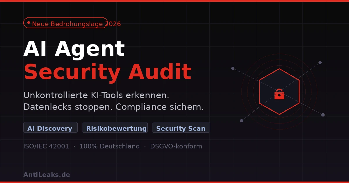 AI Agent Security Audit für Unternehmen | AntiLeaks.de